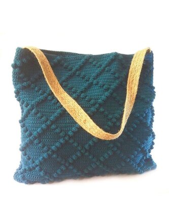 Diamonds Bobbles Crochet Bag Pattern