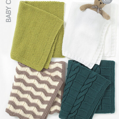 Knitted Blankets in Hayfield Baby Chunky - 4401 - Downloadable PDF