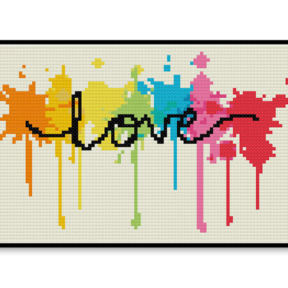 Love Rainbow - PDF Cross Stitch Pattern