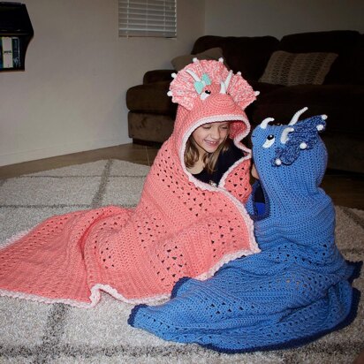 Triceratops Hooded Blanket