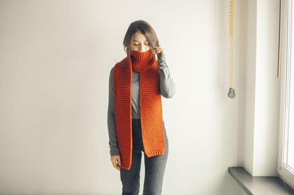 Men`s long scarf + VIDEO