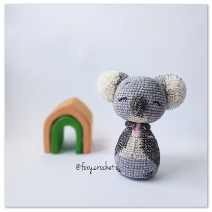 The Koala wedding couple amigurumi