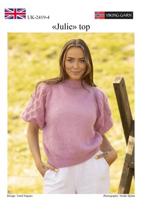 Julie Top in Viking of Norway Kid Silk - Downloadable PDF