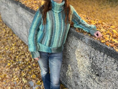 Turtleneck Sweater "Malachite"