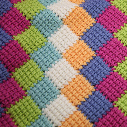 Valley Yarns 404 Playing Blocks Baby Blanket