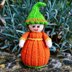 Halloween Pumpkin Doll Knitting Pattern - Toy Knitting Pattern