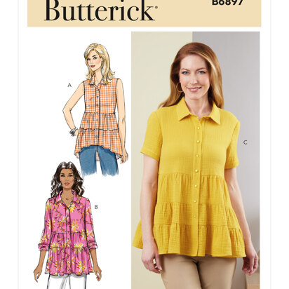 Butterick Misses' Top B6897 - Sewing Pattern