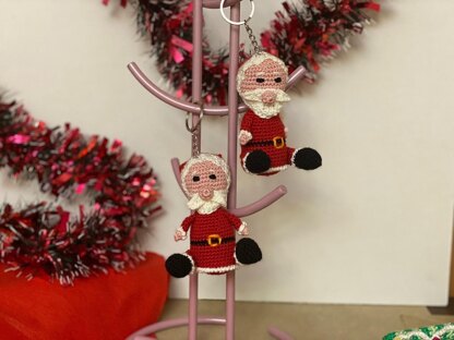 Santa keychain