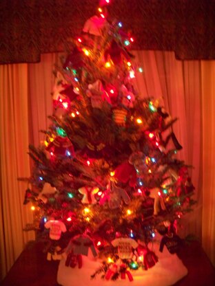 Christmas Tree Ornament Tiny Cardigan