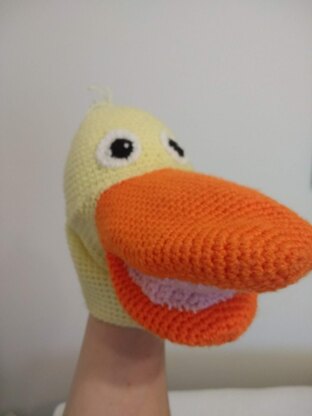 Duck, hand puppet