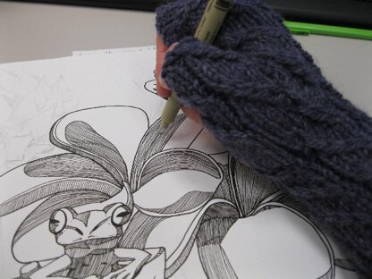 Drawing mitts