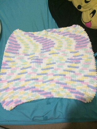 Rico pompon 2025 baby blanket pattern