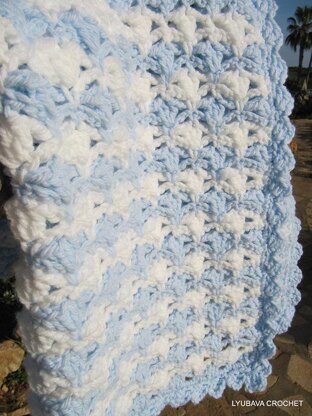 Chunky Crochet Baby Blanket It's a Boy!