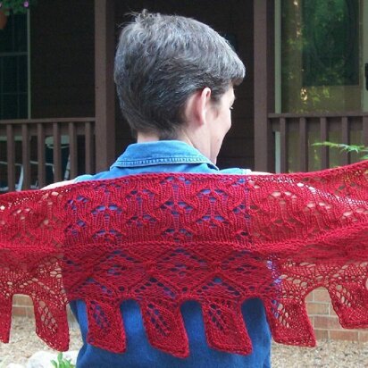 Roisin's Garden Shawl