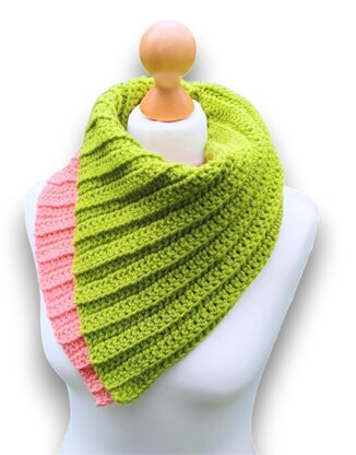 Ribbed Bandana Cowl - Kerchief