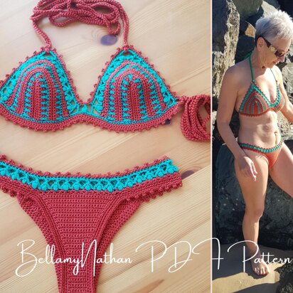 STARSEA Bralette - Crochet Pattern - Elastic Summer Bikini Top