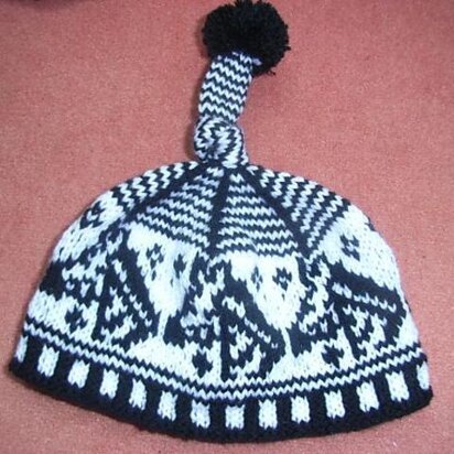 Zebra kids beanie