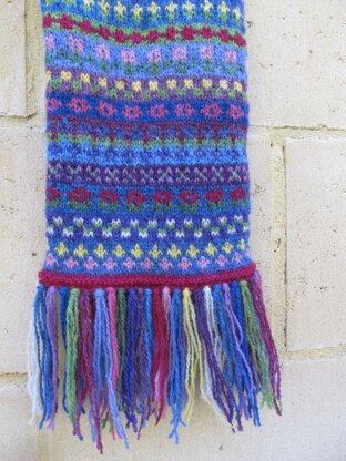 Spindrift Fairisle Scarf