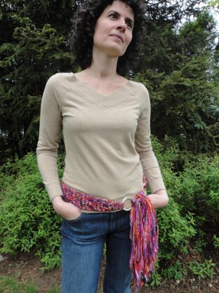 Rhianna Scarf/Belt - Knitting Pattern