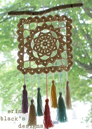 Dreaming of Granny, Granny Square Wall Hanging