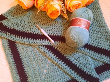 Crochet Claire Highland Shawl Pattern
