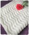 Rippling Waves Knitted Baby Blanket