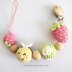 Strawberry Pacifier Clip