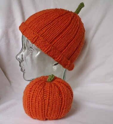 Pumpkin Hat and Pumpkin