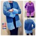 "Johanna"  two-toned cardigan-PATTERN