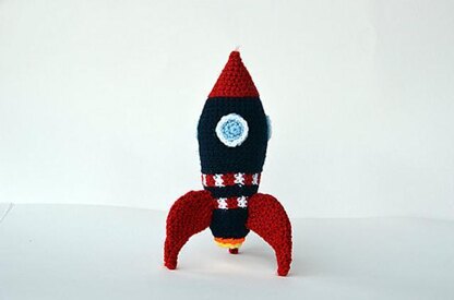 Rocket Ship Crochet Pattern, Rocket Ship Amigurumi