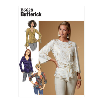 Butterick Misses' Top B6628 - Sewing Pattern