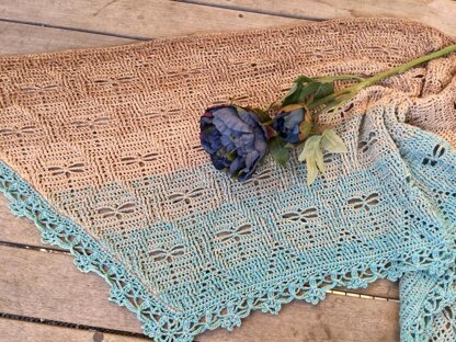 Rainforest Dragonflies Shawl