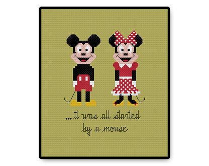 Mickey Mouse - PDF Cross Stitch Pattern