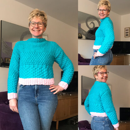 Ombré Textured Jumper