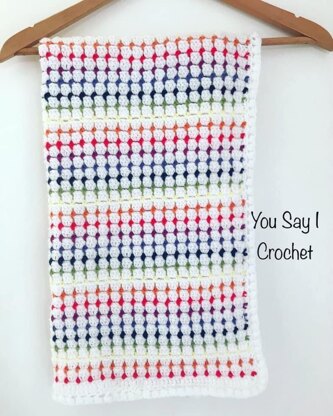 Block Stitch Crochet Blanket