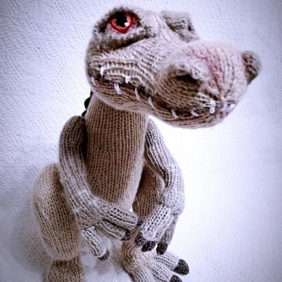 Knitted Dinosaur