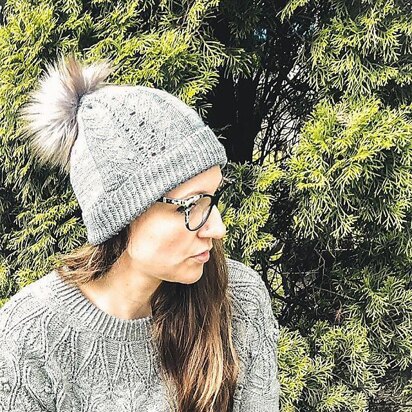 Moody Skies Hat - knitting pattern