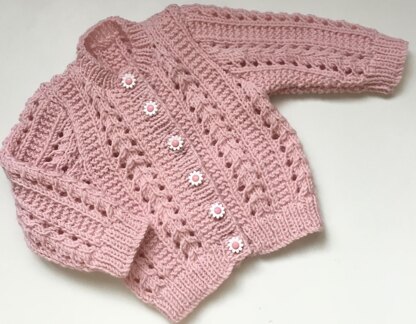 Petal Drops Baby Cardigan