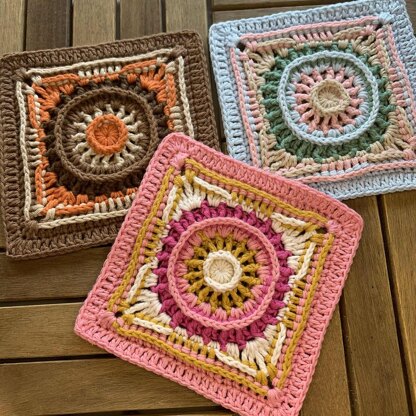 Ice cream granny square