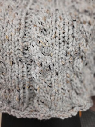 Twisted Cable Poncho