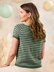 Venice Striped Raglan Top in West Yorkshire Spinners Solstice 4ply - Downloadable PDF