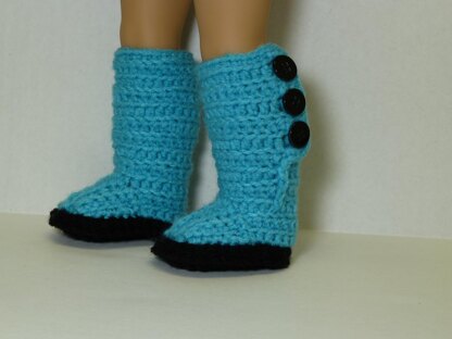 Mini Sweater Boots - 18" American Girl Doll Shoes