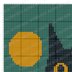 Neon Night City Black Cat Blanket Kitten Afghan Graphgan JPG C2C Crochet Pattern