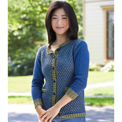 1140 Hereford - Cardigan Knitting Pattern for Women in Valley Yarns Westfield