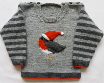 Rockin Robin Baby Sweater