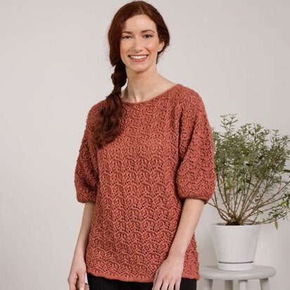 1160 Aconite - Jumper Knitting Pattern for Women in Valley Yarns Westfield