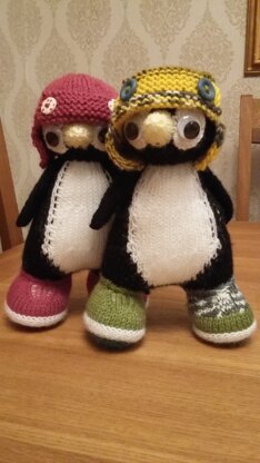 Christmas penguins