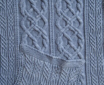 Warm Lundy Pocket Shawl