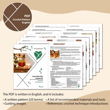 Lunar New Year Lantern Ox