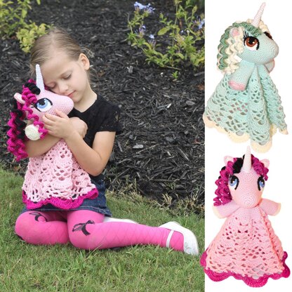 Unicorn / Pony Lovey Security Blanket